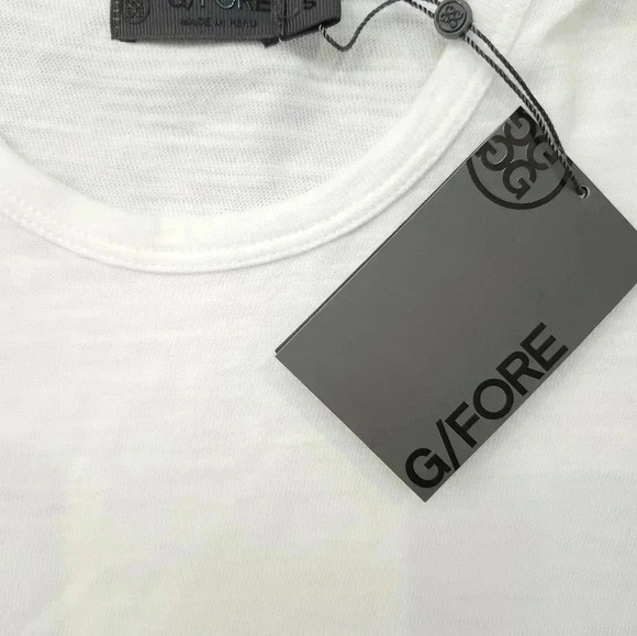 G/FORE Mens Tshirt Size Small White Cotton New - Picture 2 of 7